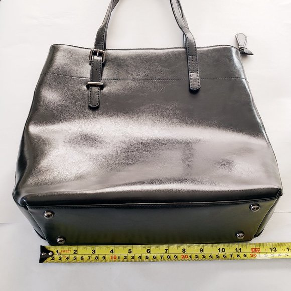 Iswee - Bag Genuine Leather Tote Bag - Picture 6 of 7